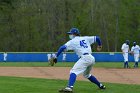 Baseball vs CGA  Wheaton College Baseball vs Coast Guard Academy during game one of the NEWMAC semi-finals playoffs. - (Photo by Keith Nordstrom) : Wheaton, baseball, NEWMAC